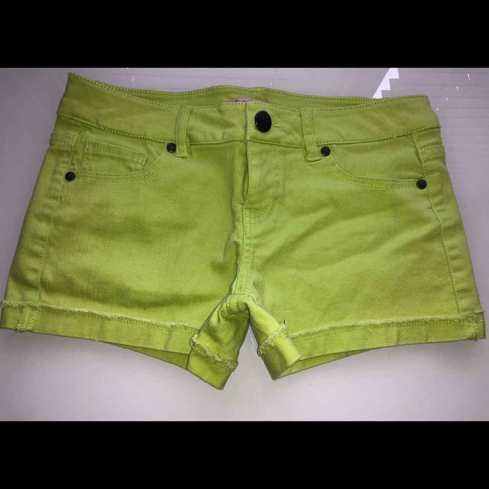 Green shorts